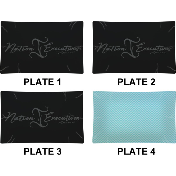 Custom Design - Set of Rectangular Dinner Plates (Approval)