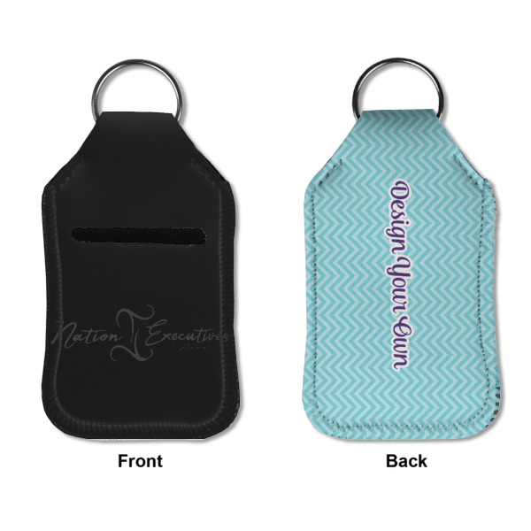Custom Design - Sanitizer Holder Keychain - Small APPROVAL (Flat)