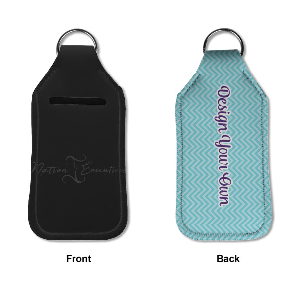 Custom Design - Sanitizer Holder Keychain - Large APPROVAL (Flat)