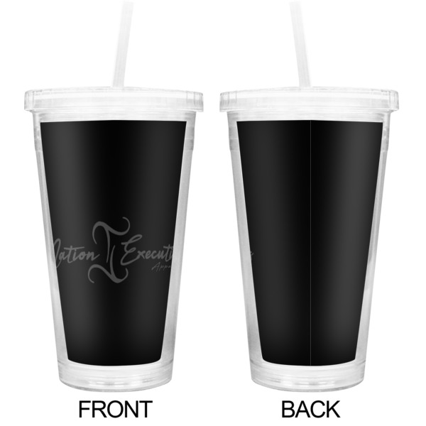 Custom Design - Double Wall Tumbler with Straw - Approval