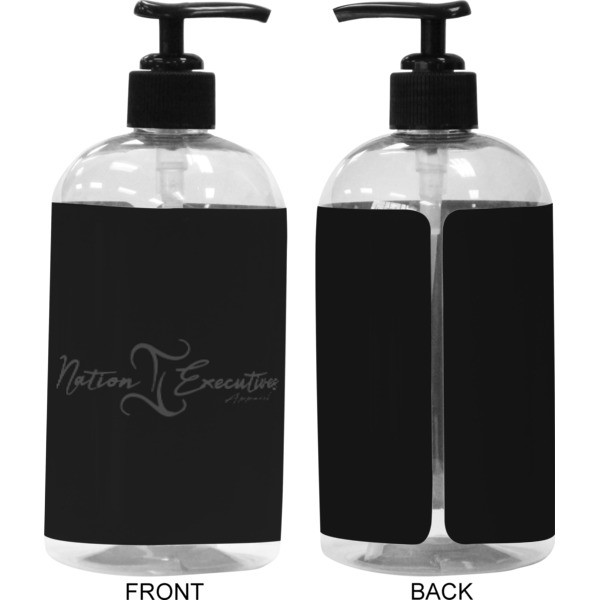 Custom Design - 16 oz Plastic Liquid Dispenser (Approval) - Black
