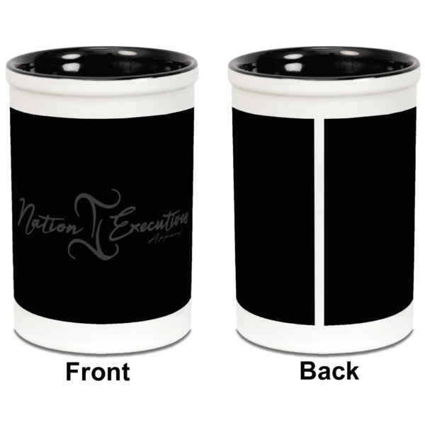 Custom Design - Pencil Holder - Black - approval