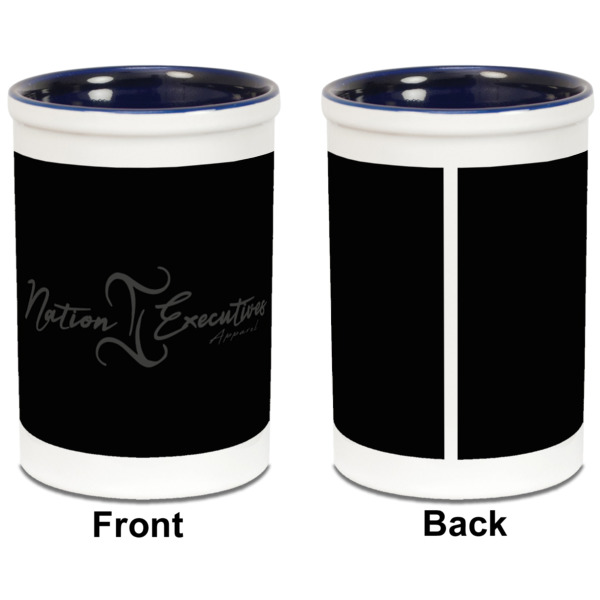 Custom Design - Pencil Holder - Blue - approval