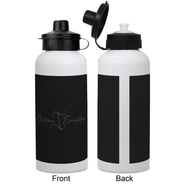 Custom Design - Aluminum Water Bottle - White APPROVAL
