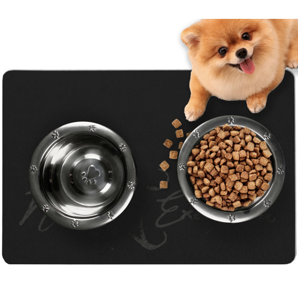 Custom Design Your Own Dog Food Mat - Small