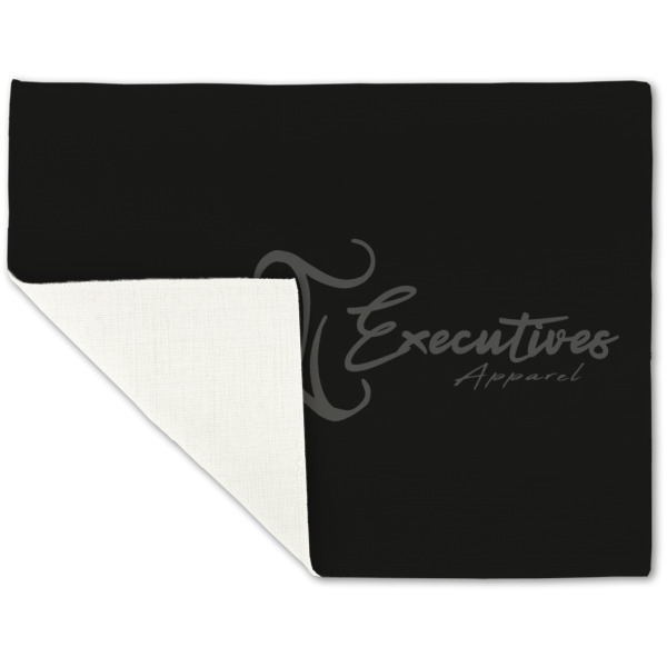 Custom Design - Linen Placemat - Folded Corner (single side)