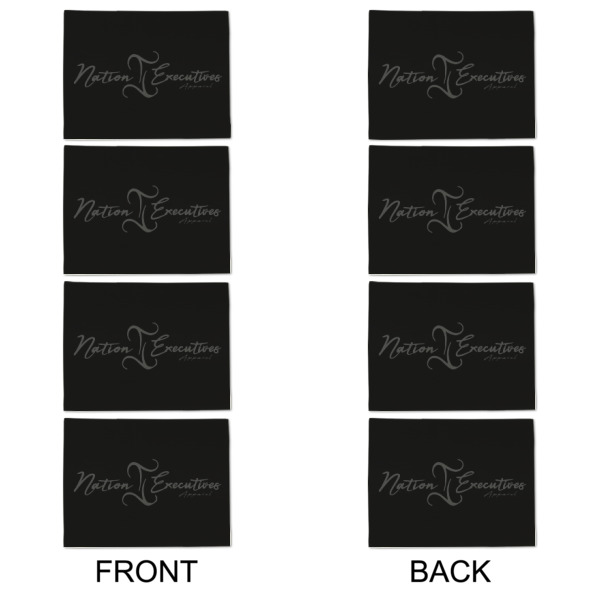 Custom Design - Linen Placemat - Double Sided - Approval - Set of 4