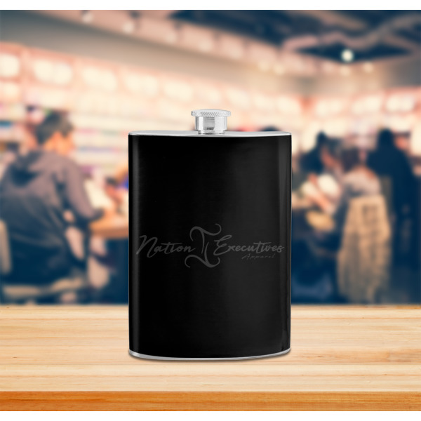 Custom Design - Stainless Steel Flask - LIFESTYLE 2