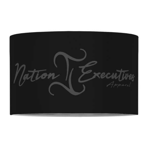 Custom Design - 12" Drum Lampshade - FRONT (Fabric)