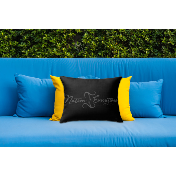 Custom Design - Outdoor Throw Pillow  - LIFESTYLE (Rectangular - 20x14)