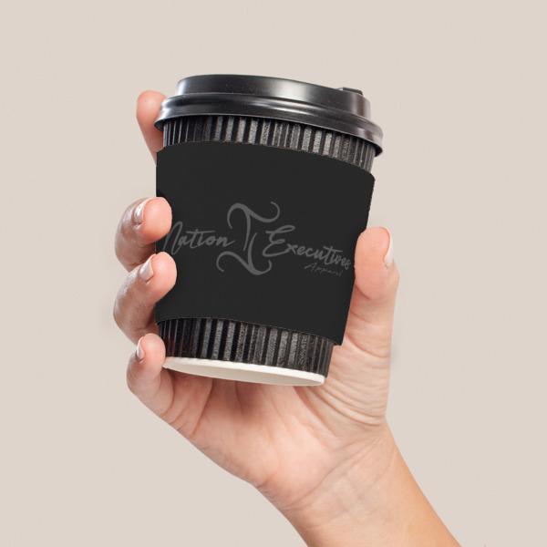 Custom Design - Coffee Cup Sleeve - LIFESTYLE