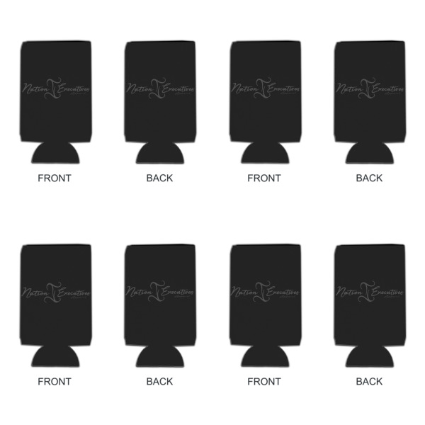 Custom Design - Can Cooler - 16oz - Set of 4 - Front & Back