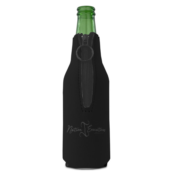 Custom Design - Zipper Bottle Cooler - BACK (bottle)