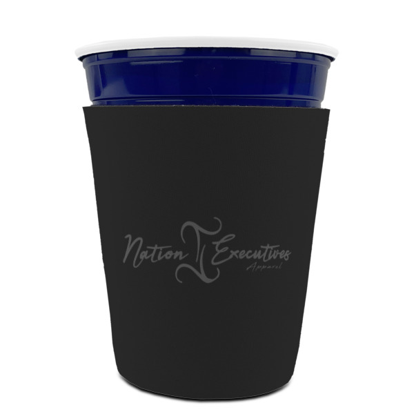 Custom Design - Party Cup Sleeves - without bottom - Front (On Cup)