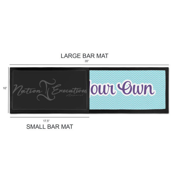 Custom Design - Bar Mats - Sizing Chart