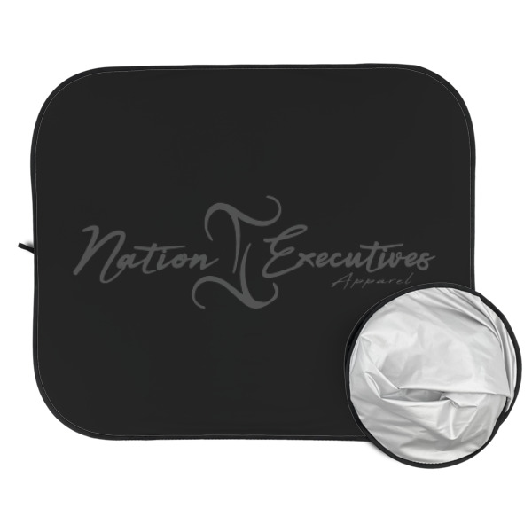 Custom Design - Car Sun Shades - FOLDED & UNFOLDED