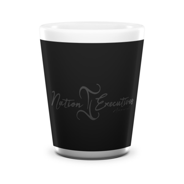 Custom Design - Ceramic Shot Glass - White - Front