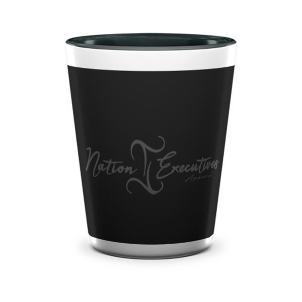 Custom Design - Ceramic Shot Glass - Two Tone - Front