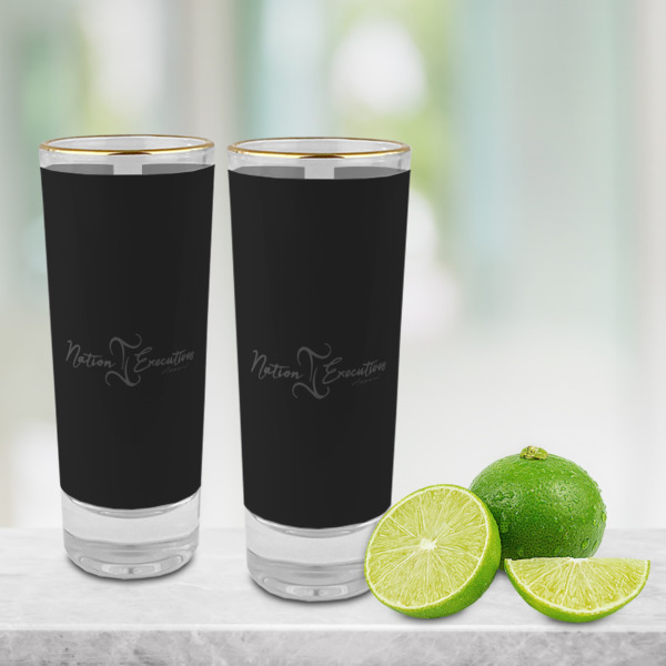 Custom Design - Glass Shot Glass - 2oz - Lifestyle