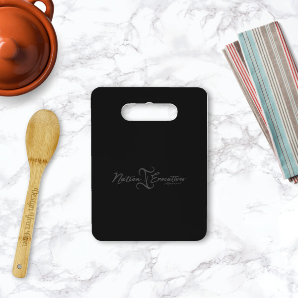 Custom Design - Rectangle Trivet with Handle - LIFESTYLE