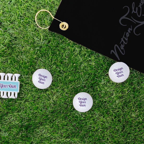Custom Design - Golf Balls - Generic - Set of 3 - LIFESTYLE