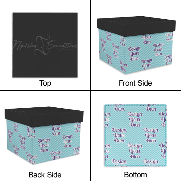 Custom Design - Gift Boxes with Lid - Canvas Wrapped - Large - Approval