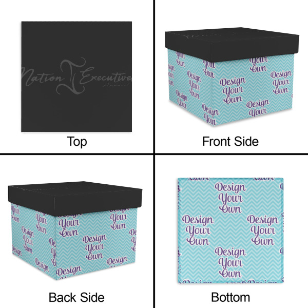 Custom Design - Gift Boxes with Lid - Canvas Wrapped - Small - Approval