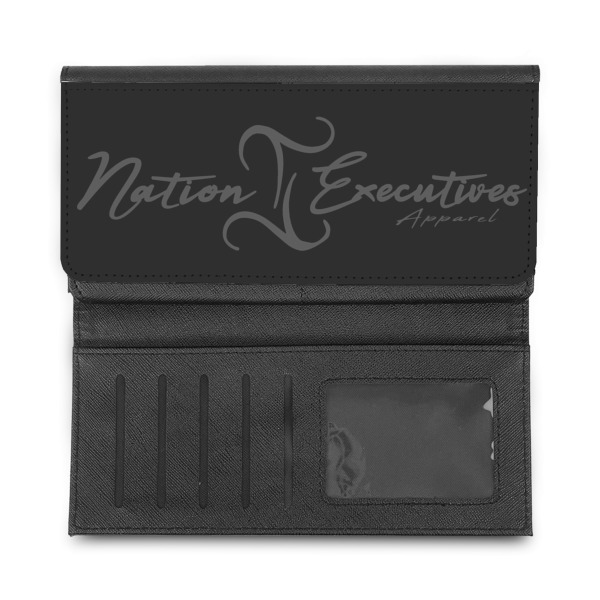 Custom Design - Ladies Wallet - Half Way Open