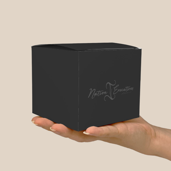 Custom Design - Cube Favor Gift Box - Scale View