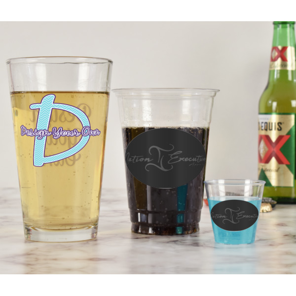 Custom Design - Pint Glass - Two Content - In Context