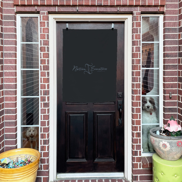 Custom Design - House Flags - Double Sided - (Over the door) LIFESTYLE