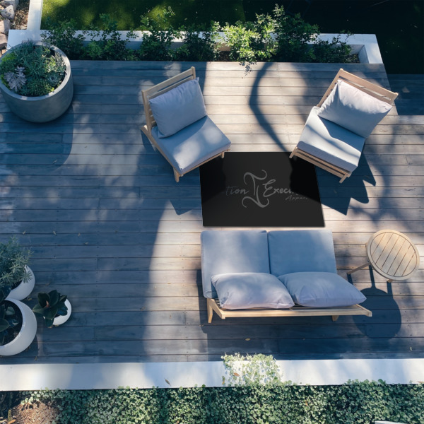 Custom Design - 3'x5' Patio Rug - In Context