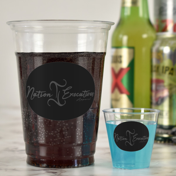 Custom Design - 16oz Party Cup & Plastic Shot Glass - In Context