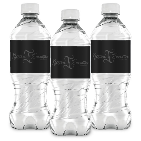 Custom Design - Water Bottle Labels - Front View