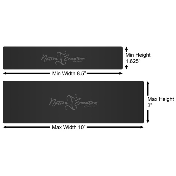 Custom Design - Water Bottle Labels w/ Dimensions