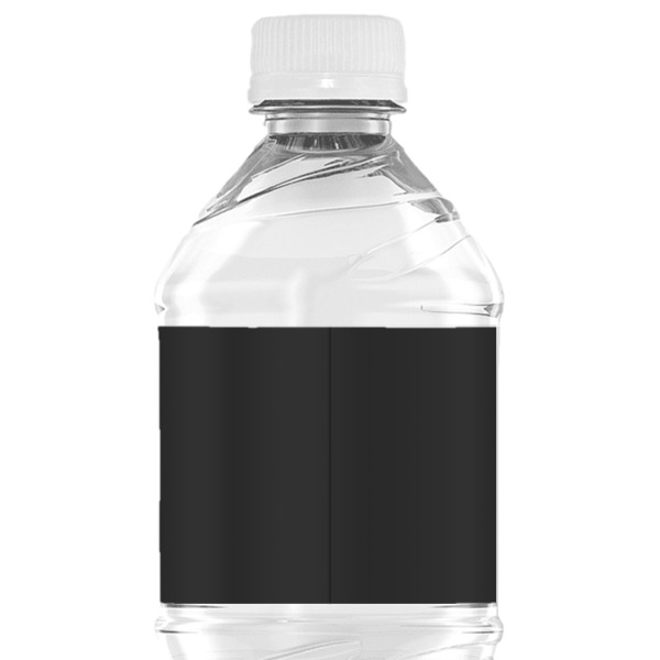 Custom Design - Water Bottle Label - Back View