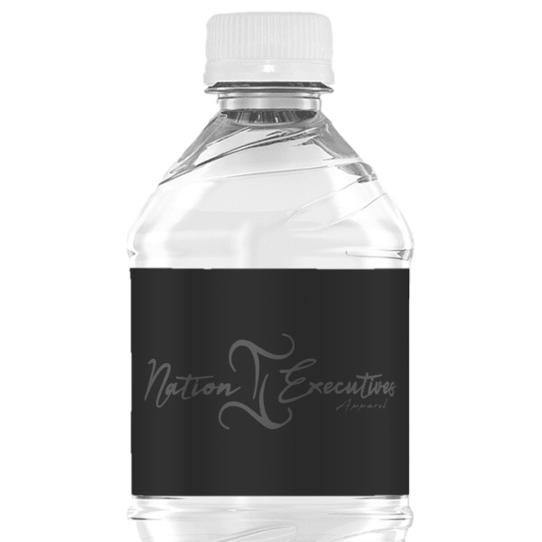 Custom Design - Water Bottle Label - Single Front