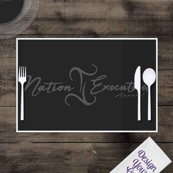 Custom Design - Disposable Paper Placemat - In Context