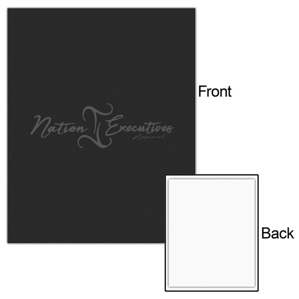 Custom Design - 16x20 - Matte Poster - Front & Back