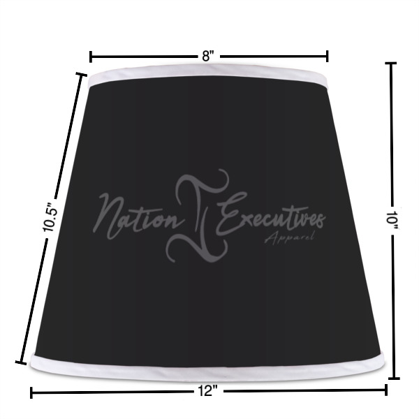 Custom Design - Poly Film Empire Lampshade - Dimensions