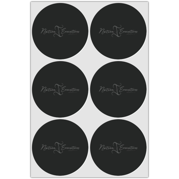 Custom Design - Icing Circle - Large - Set of 6