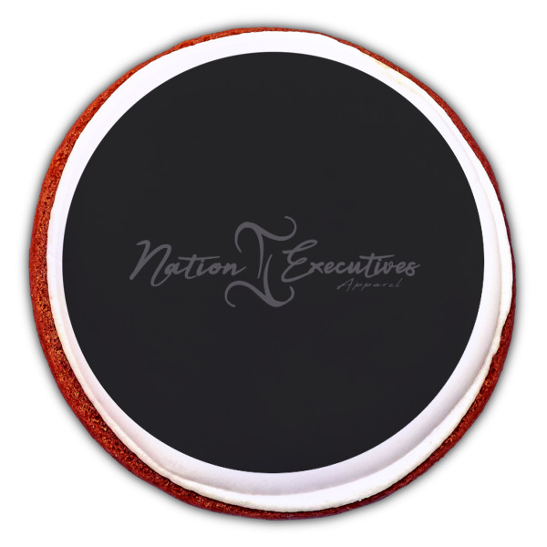 Custom Design - Printed Icing Circle - Large - On Cookie