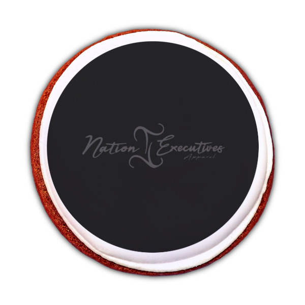 Custom Design - Printed Icing Circle - Medium - On Cookie