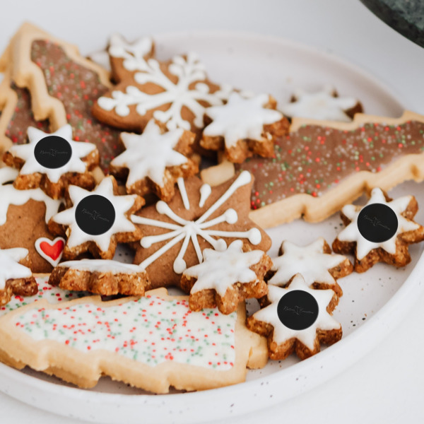 Custom Design - Printed Icing Circle - XSmall - On XS Cookies