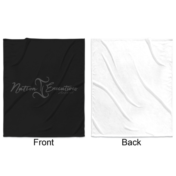 Custom Design - Minky Blanket - 50"x60" - Single Sided - Front & Back