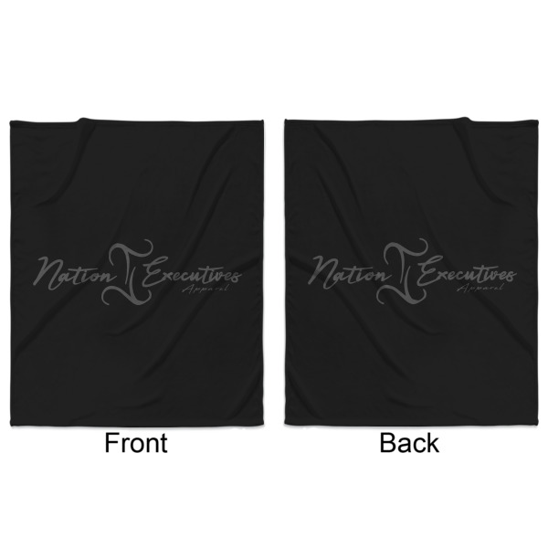 Custom Design - Minky Blanket - 50"x60" - Double Sided - Front & Back