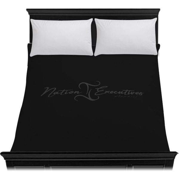 Custom Design - Duvet Cover - Queen - On Bed - No Prop