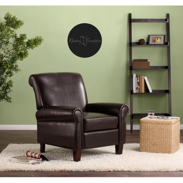 Custom Design - Round Wall Decal on Living Room Wall