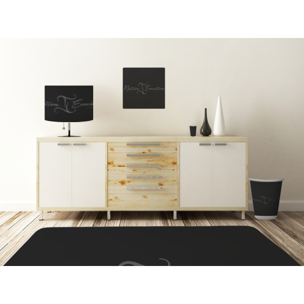 Custom Design - Square Wall Decal Wooden Desk