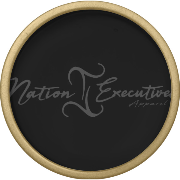 Custom Design - Cabinet Knob - Gold - Front